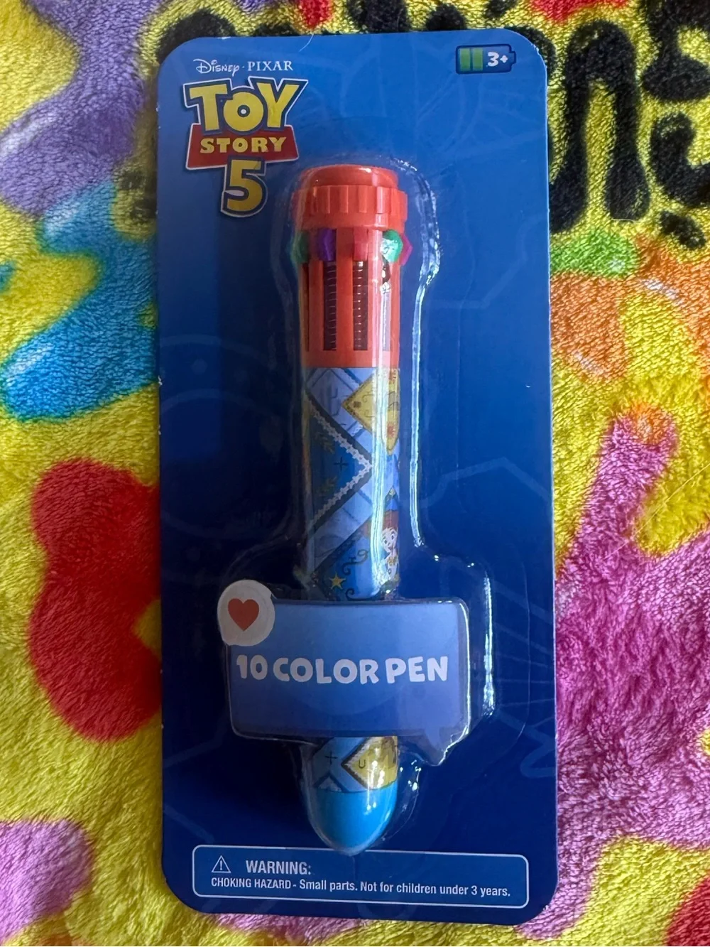 Toy Story 5: 10-Color Multi-Pen - Blue and Orange NEW IN PACKAGING